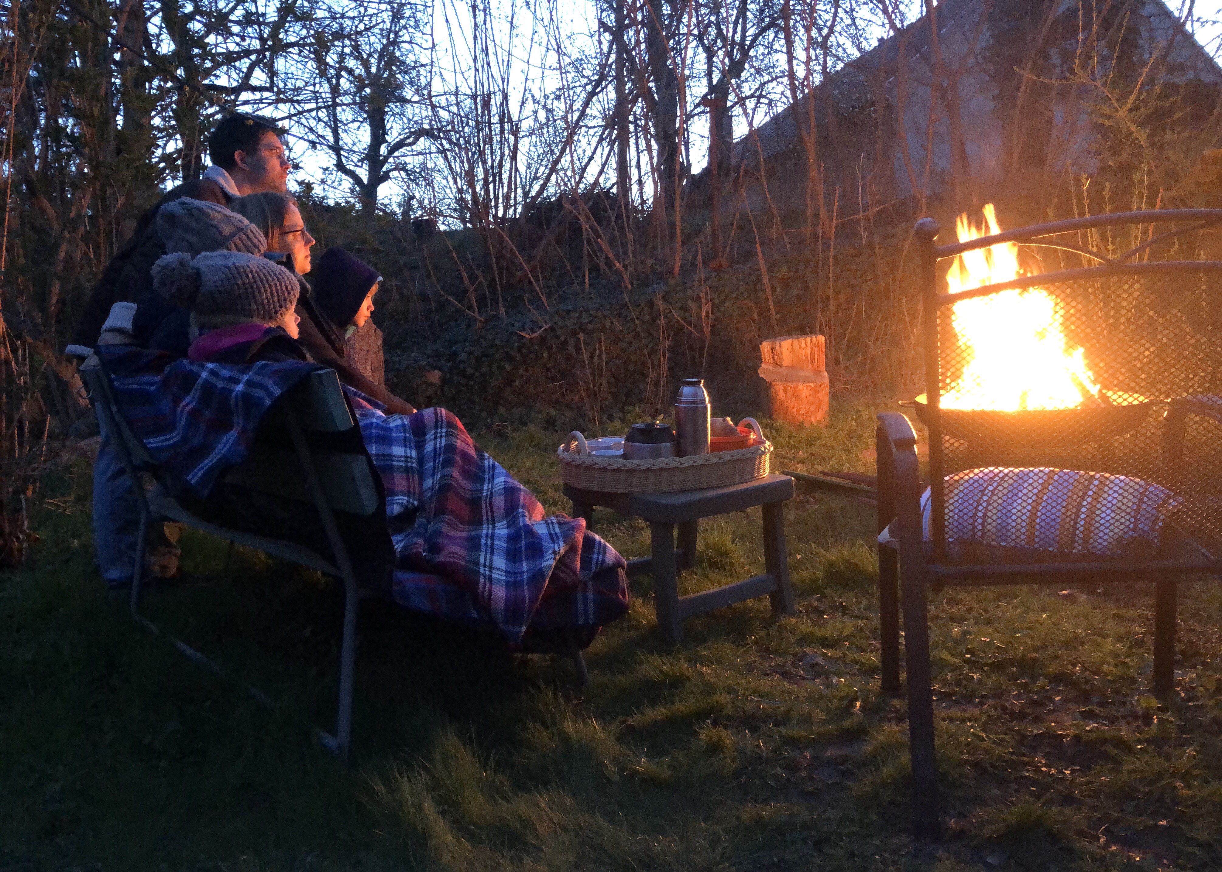 Osterfeuer in Constappel - Unterdorf